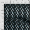 thumbnail image 2 of oneOone Polyester Spandex Black Fabric Kids Leaf Sewing Material Print Fabric By The Yard 56 Inch Wide, 2 of 4