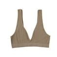 thumbnail image 3 of LLYWEY Bras for Women No Show Bras Women Ladies Lace Bra Style-780 Women's Plus Soft Cup Bra Feature Adult Female Wireless Sports Bras Khaki 36B, 3 of 3