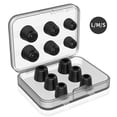thumbnail image 1 of [6 Pairs] Earphone Tips New Bee 12pcs Premium Replacement Earbud Tips Blocking Out Ambient Noise, 1 of 2