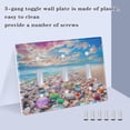 thumbnail image 4 of Dailycode Light Switch Plate Covers 2 Gang Wall Plate Plastics Outlet Covers for Kitchen Home Office Decor Sea and Colorful Cobblestone, 4 of 8
