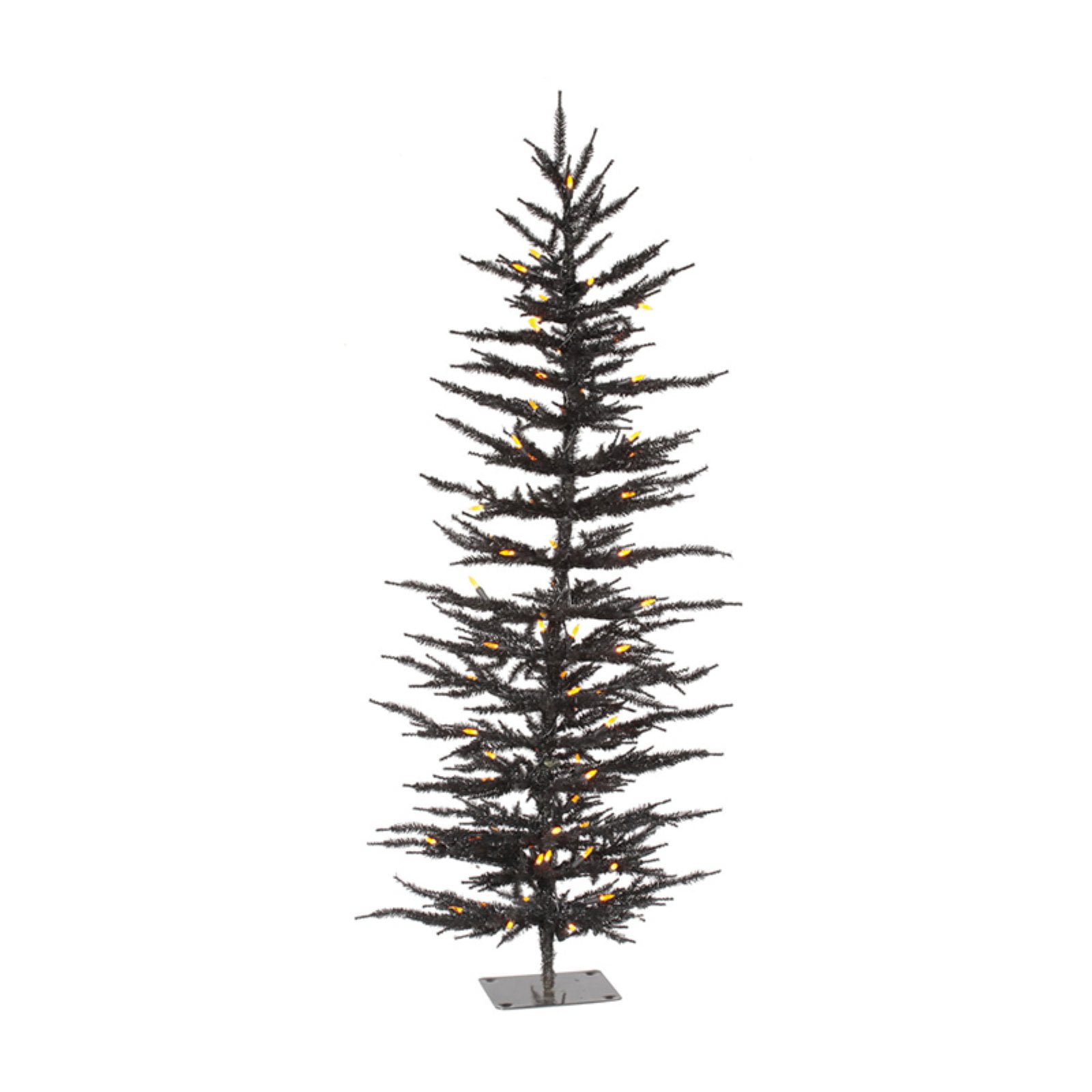 Black Laser PreLit Tree