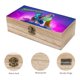 thumbnail image 3 of Noche de la Zoopocalipsis Caja Organizadora de Madera Rústica - Caja Decorativa Multifuncional para Escritorio, Hogar, Oficina, Joyas y Manualidades, 3 of 6