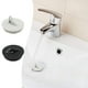 thumbnail image 1 of Tapón universal de bañera y tapón de lavabo - Tapón de desagüe de goma blanda para bañeras y lavabos, diámetro de 1,77", blanco, 1 of 6
