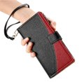 thumbnail image 2 of Funda cartera GANGXUN para Xiaomi Poco F6 Pro 5G , cuero PU con tarjetero, cremallera, correa de mano, soporte y protección 901°, 2 of 6