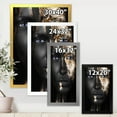 thumbnail image 4 of Designart 'Portrait of A African American Girl with Gold Makeup' Modern Framed Art Print, 4 of 4
