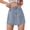 Light Blue, variant on SEMPAI Womens Summer Mini Denim Skort High Waisted A-Line Stretchy Jean Skirts Trendy Casual Denim Shorts with Pockets