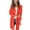 Red, variant on Admvng Cardigan Sweaters for Women Winter New Color Long Sleeve False Pocket Leisure Suit Coat S-3XL