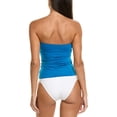 thumbnail image 2 of La Blanca womens  Twist Bandini Top, 6, Blue, 2 of 3