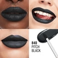 thumbnail image 4 of RIMMEL Lasting Mega Matte Liquid Lipstick, 840 Pitch Black, 0.25 fl oz, 4 of 10
