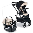 thumbnail image 1 of Britax Willow Brook S+ Baby Travel System, Infant Car Seat and Stroller Combo with Alpine Base, ClickTight Technology, SafeWash Insert and Cover, Sand Onyx, 1 of 5