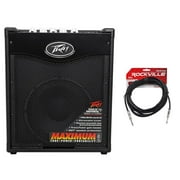 Peavey Max 110 Electric Bass Guitar Amplifier Combo Amp+10" Speaker+Cable