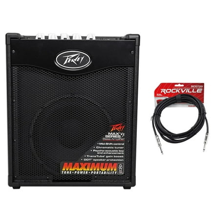 Peavey Max 110 Electric Bass Guitar Amplifier Combo Amp+10" Speaker+Cable