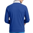 thumbnail image 3 of Fanshiluo Men's Stand Collar Full-Zip Track Jacket, Raglan Sleeve Athletic Jacket with Contrast Side Stripes and Pockets for Men,XXL,Big and Tall Men, 3 of 7