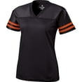 thumbnail image 4 of Holloway Sportswear 2XL Junior's Fame Jersey Black/Orange 229304, 4 of 4