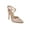 Nude 6, variant on MKF Collection Women's Thin High Heel with Adjustable Strap by Mia K