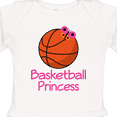 thumbnail image 4 of Inktastic Basketball Princess Girls Long Sleeve Baby Bodysuit, 4 of 5