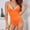 Orange, variant on EQWLJWE Slimming Swimsuits for Women's Oversize Sports Swimwear Conservative Solid Color Sunscreen Swimwear Diving Suit Surfing Suit for Vacation Dating