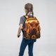 thumbnail image 5 of Disketp Vintage Sunflower Cow B Mochila Ligera e Impermeable, Mochila de Día Resistente para Viajes, Senderismo y Uso Diario para Hombre y Mujer, 5 of 7
