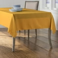 thumbnail image 2 of LA Linen Polyester Poplin Rectangular Tablecloth, 60 by 126-Inch, Gold, 2 of 2