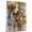 American Foxhound, variant on Cocker Spaniel Dog Stretched Canvas Size 8x12 – Violin Theme Dog Art for Wall, Cocker Spaniel Dog Playing Violin Wall Art, Dog Lover Canvas Decor