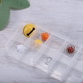 thumbnail image 6 of 24 Grids Jewelry Organizer Box, 2 Pack Clear Plastic Jewelry Boxes Storage Container for Beads, Style 1, 6 of 6