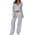 thumbnail image 1 of Top de Pilates para Mujer, Top de Yoga, Top de Ballet con Cuello en V, Larga, para Entrenamiento, Balletcore, Chica Limpia. Gris S, 1 of 8