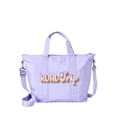 thumbnail image 2 of No Boundaries Women's Road Trip Tote and Pouch Set, 2-Piece Lavender, 2 of 4