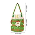 thumbnail image 3 of LanSuare Christmas Gift Doll Bags with Drawstring, 9.8x7.9" Christmas Goody Gift Bags Small Fabric Xmas Candy Bag, Suitbale for Xmas Gifts Wrapping Bag, Holiday Party Favors Decor, 3 of 6