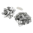 thumbnail image 1 of Pin Back Button Parts, 100 Sets Blank Button Badge Parts Set Smoothly Surfaces  For Handcraft 25mm/1.0in,32mm/1.3in, 1 of 8