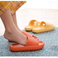 thumbnail image 4 of Pillow Slides, Pillow Slides,Unisex Shower Slide Sandal Summer Slippers Non-Slip Soft Pool Slides with Thick Sole,Open Toe Style Slippers,Ultra-Soft Slippers Extra Soft Cloud Shoes Nude Pink 35-36, 4 of 5