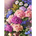 thumbnail image 1 of Cuadros Decorativos Kits de arte de diamantes de flores, lienzo de resina 5D DIY para oficina, hogar, pared (estilo B) DQrwqpou Nuevos Originales, 1 of 9