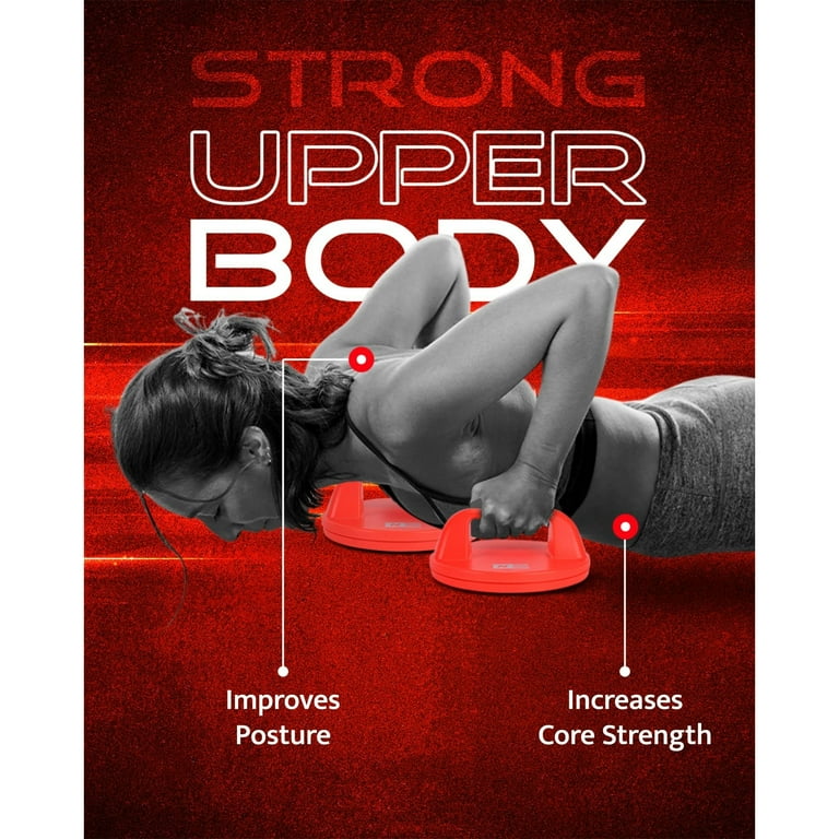 Push Up Stand, Pushup Handles With Aluminum Alloy Grips For Strength Training Heavy Duty Bars Anti Slip Odor Free Silicone Pads 1 Pair