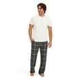 thumbnail image 2 of Hanes Men's 2pk Ultrasoft Flannel Sleep Pants, Sizes S-XL, 2 of 9