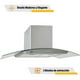 thumbnail image 3 of Combo Campana Cristal 90cm Y Parrilla GUTSTARK Inox Gas 5 Quemadores, 3 of 7