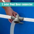 thumbnail image 6 of P61408 T Joint Pool Hose Connector 1.5"to 1.25", Filter Pump Hose Connector, Pool Hose Adapter for Pool Parts and Accessories, 6 of 6