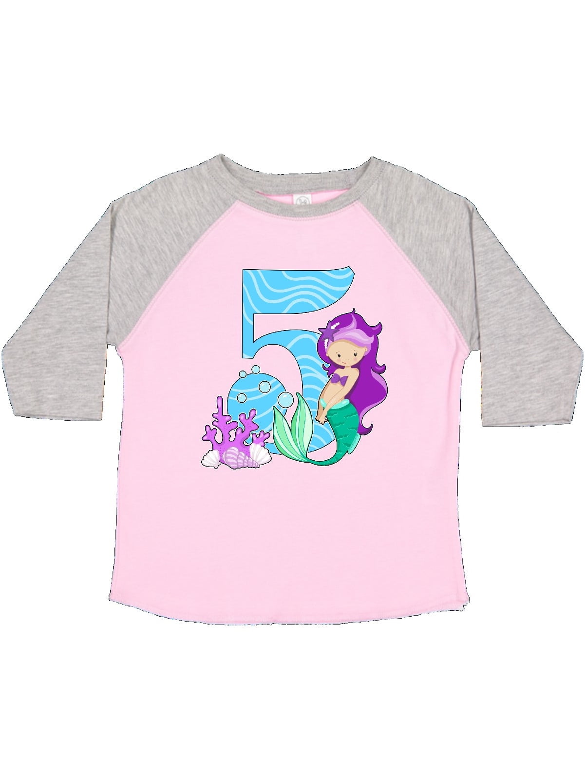 inktastic Mermaid Princess 5th Birthday Toddler T-Shirt