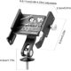 thumbnail image 3 of Soporte para teléfono de bicicleta - Horquilla delantera ajustable de aleación de aluminio, antivibración, para navegación de 3,5 a 7,2 pulgadas (negro), 3 of 5