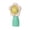 Pink, variant on Portable Mini Fan, Rechargeable Handheld Fan, 19Hrs Runtime with Flashlight & Power Bank, 3 IN 1 Foldable Pocket Fan for Travel, Office, Gift for Women(Brown)