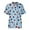 Light Blue, variant on Men's Functional Workwear T-Shirt, V-Neck Design with Chest Pocket & Patriotic Theme for Practical Use ,Light Blue M
