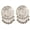 D469 Oxidised Silver, variant on by Touchstone "Tribal Bohemian Chic" Beautiful cutout exclusive dangling jewelry earrings in antique gold tone for women