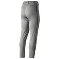 thumbnail image 5 of Marucci Men's Excel Full Length Tapered DoubleKnit Baseball Pants Grey/Black 2XL, 5 of 6