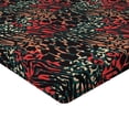 thumbnail image 4 of Ambesonne Leopard Skin Fitted Sheet, Tropical Tiger Pattern, Twin Size, Persian Orange Vermilion, 4 of 5