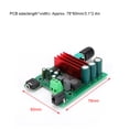 thumbnail image 2 of Digital Amplifier Board Module,TPA3116 D2 8-25VDC 100W Mono Power Subwoofer Digital Amplifier Board Module with NE5532 OPAMP, 2 of 9