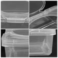 thumbnail image 3 of Raindrops 2Pcs Reusable Transparent Tissue Storage Box Lightweight Wipes Dispenser, 3 of 8