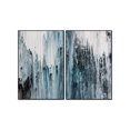 thumbnail image 2 of Whiteline Modern Living Zelda 2-Piece Canvas Wall Art Black PS Frame, 2 of 2