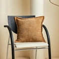 thumbnail image 1 of Xihbxyly Funda de Cojín de Pana, Suave y Agradable para La Piel, Elegante Protector de Almohada con Diseño de Rayas, Lavable y Apto para Secadora, Ideal para El Sofá de La Sala de Estar, Una Elegante, 1 of 2