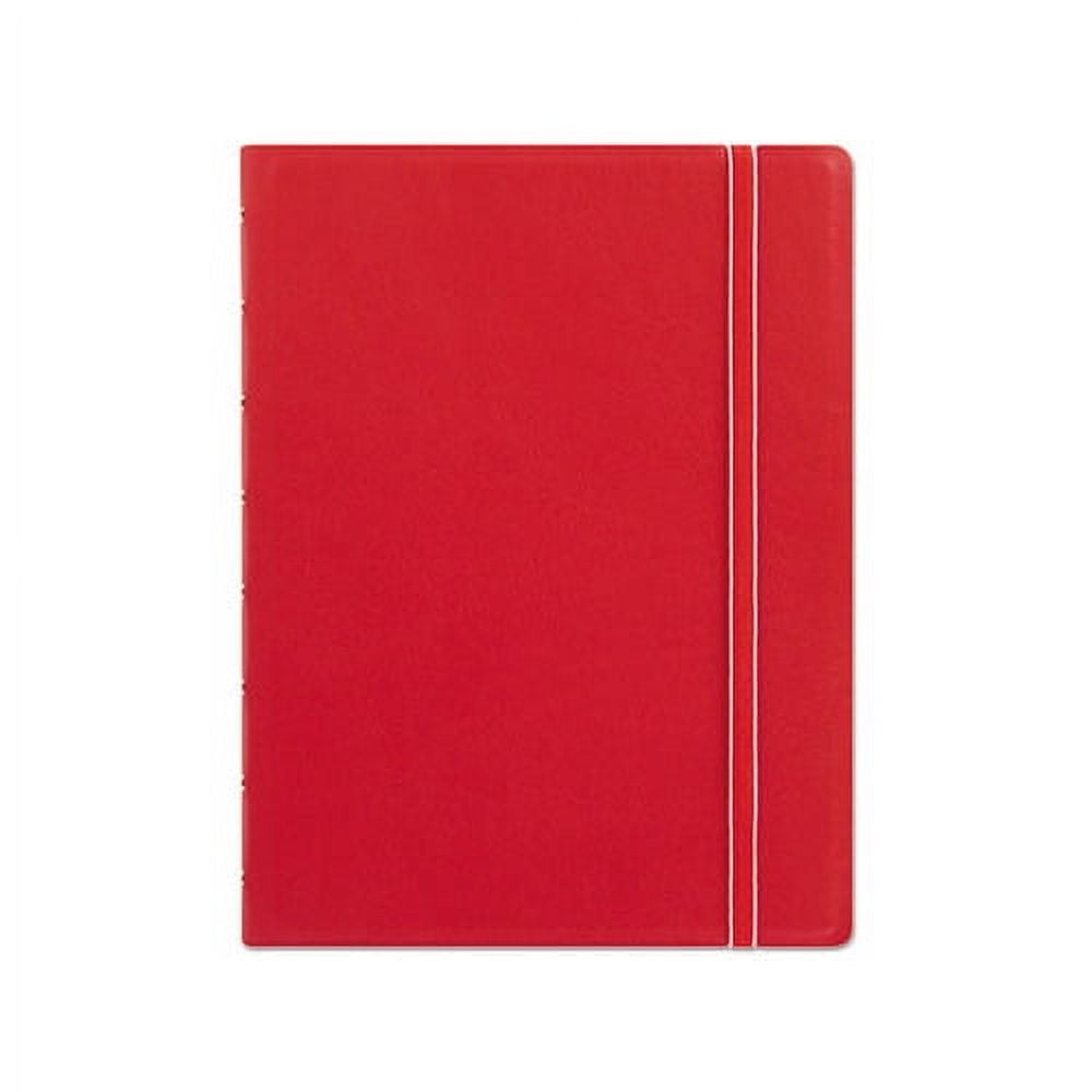 Notebook 1 Subject 1 Subject, Medium/College Rule, Red Cover, 8.25 x 5.81, 112 Sheets