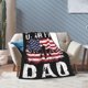 thumbnail image 5 of Manta de franela con la bandera de EE. UU., orgullosa de ser papá de la Fuerza Aérea de EE. UU., para sofá, silla, cama, 80 x 60 pulgadas, suave y acogedora, 5 of 8