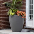 thumbnail image 3 of Modesto 30" Round Planter- Graphite Grey, 3 of 4