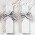 thumbnail image 5 of (3 pack) Offray Ribbon, White 3/8 inch Metallic Ribbon, 9 feet, 5 of 13